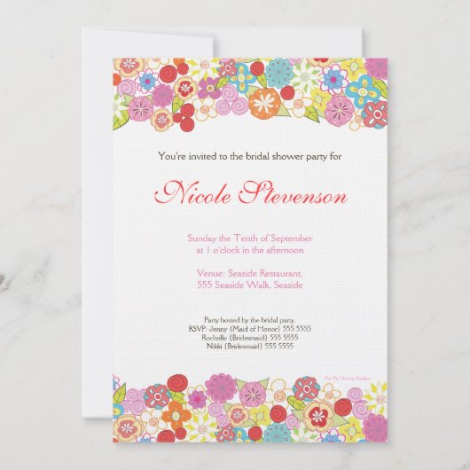 invitation nuptiale faite sur commande assez (Dos)