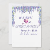 Invitation nuptiale florale (Devant)