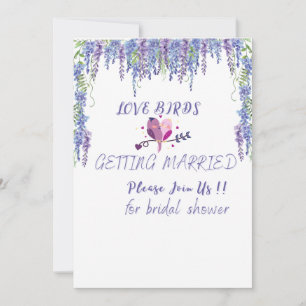 Invitation nuptiale florale