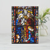 Invitation nuptiale Mariage catholique traditionne (Debout devant)