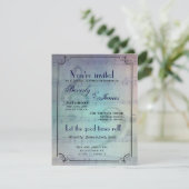 Invitation nuptiale orientée musicale de douche (Debout devant)