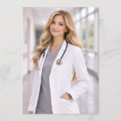 Invitation Nurse Graduation Celebration Photo  (Dos)