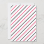 Invitation Nurse Graduation Party RN Modern Rose & Grey (Dos)