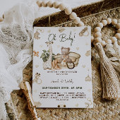 Invitation Nursery Boho Baby shower neutre