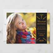 Invitation Nursing élégant et classe | Remise des diplômes de (Devant)