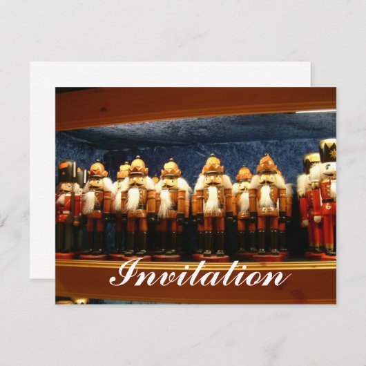 Invitation Nutcracker allemand (Devant / Derrière)
