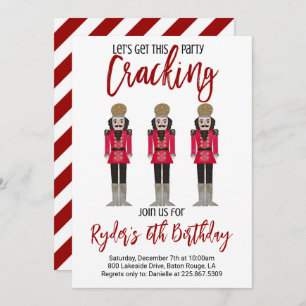Invitation Nutcracker Anniversaire