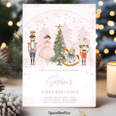 Invitation Nutcracker Anniversaire Ballerina