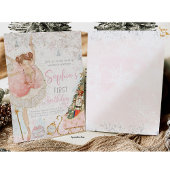 Invitation Nutcracker Anniversaire Ballerina
