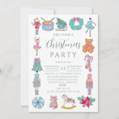 Invitation Nutcracker Ballet Christmas (Devant)