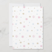 Invitation Nutcracker Ballet Fairy Rose Anniversaire Invitati (Dos)