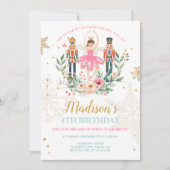 Invitation Nutcracker Birthday Girl Ballet Girl Suger Plum (Devant)