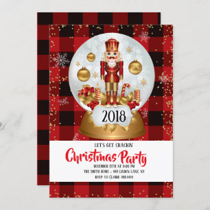 Invitation Nutcracker Christmas Holiday