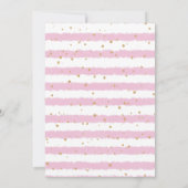 Invitation Nutcracker Christmas Pink Wonderland 3e anniversai (Dos)