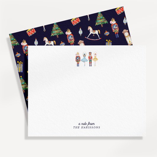 Invitation Nutcracker Christmas Stationery Note Card