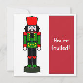 Invitation Nutcracker d'invitation de Noël (Devant)
