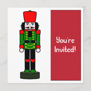 Invitation Nutcracker d'invitation de Noël