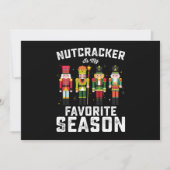 Invitation Nutcracker est ma saison préférée Noël (Devant)