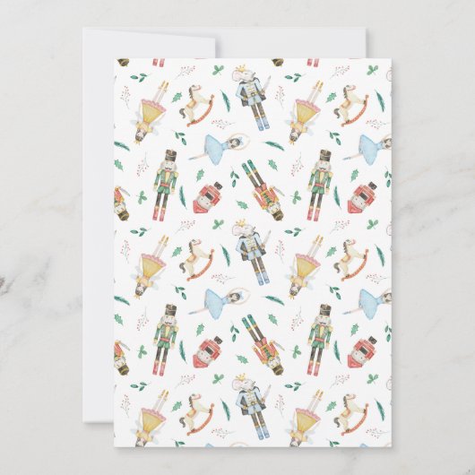 Invitation Nutcracker Hello Baby shower (Dos)