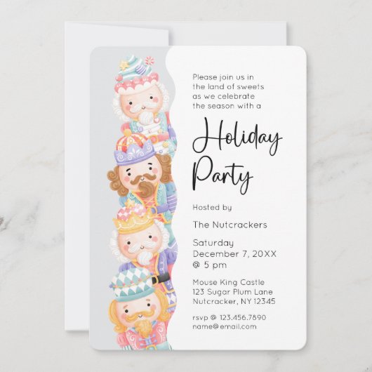 Invitation Nutcracker Holiday (Devant)