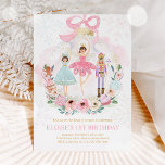 Invitation Nutcracker Land Of Sweets Sugar Plum Fairy Pink<br><div class="desc">Nutcracker Land Of Sweets Sugar Plum Fairy Pink Invitation</div>