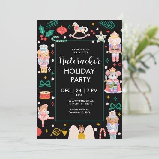 Invitation Nutcracker Noël (Debout devant)
