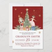 Invitation Nutcracker Noël Baby shower de fête (Devant)