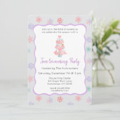 Invitation Nutcracker Pastel Tree Trimming Party (Debout devant)