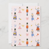 Invitation Nutcracker Pink Christmas Tree Baby shower (Dos)