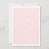 Invitation Nutcracker rose fille 1er anniversaire (Dos)