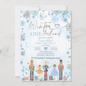 Invitation Nutcracker Silver Snowflake Onederland (Devant)