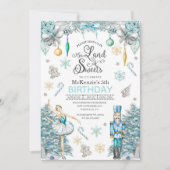 Invitation Nutcracker Sugar Plum Fairy Noël Anniversaire (Devant)