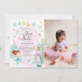 Invitation Nutcracker Sugar Plum Fée Noël Anniversaire (Devant)