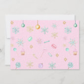 Invitation Nutcracker Sugar Plum Fée Noël Anniversaire (Dos)