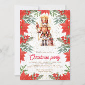 Invitation Nutcracker Vacances verdure fête de Noël (Devant)