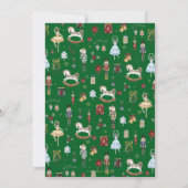 Invitation Nutcracker Vintage Christmas Ballet Anniversaire (Dos)