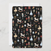 Invitation Nutcracker Vintage Noël Anniversaire (Dos)