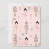 Invitation Nutcracker Winter Onederland 1er anniversaire (Dos)