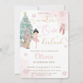 Invitation Nutcracker Winter Onederland 1er anniversaire (Devant)