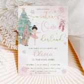 Invitation Nutcracker Winter Onederland 1er anniversaire