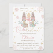 Invitation Nutcracker Winter Onederland 1er anniversaire (Devant)