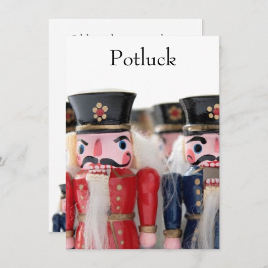 Invitation Nutcrackers groupe potluck (Devant / Derrière)