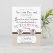 Invitation Nuts ou pas de nuts modifiable Genre Reveillez Inv (Debout devant)