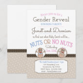 Invitation Nuts ou pas de nuts modifiable Genre Reveillez Inv (Devant / Derrière)