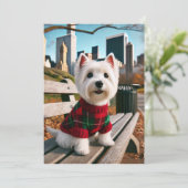 Invitation NY Westie (Debout devant)