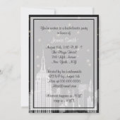 Invitation NYC ESB Skyline Etted Black Starry Bachelorette V (Dos)