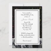 Invitation NYC Skyline 2 Rainbow Star Sweet Etched 16 V (Dos)