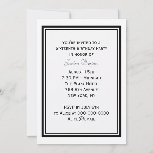 Invitation NYC Skyline Brooklyn Bridge #2 do-it-yourself Swee (Dos)