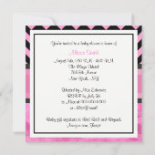 Invitation NYC Skyline Brooklyn Bridge Baby shower Bateau 8P (Dos)