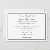 Invitation NYC Skyline Central Park Du Mariage Au-Dessus Invi (Dos)